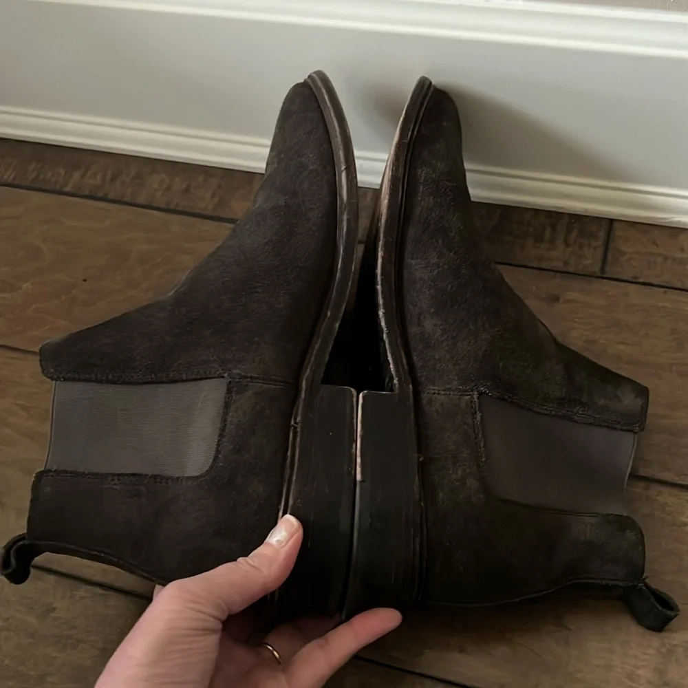AllSaints Black Chelsea Boots